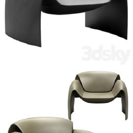 Leclub armchair Free Download