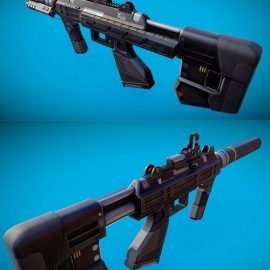 M7 SMG 3D Model Free Download