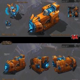 Mecha Sion Yordle Factory 3D Model Free Download