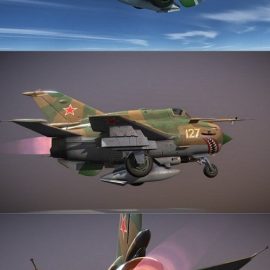 MiG-21 Chibi 3D Model Free Download