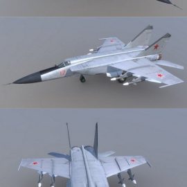 Mig-25P 3D Model Free Download