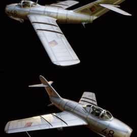 NVA DDR MiG-15 3D Model Free Download