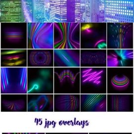 Neon Light Overlays Free Download