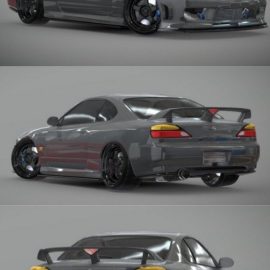 Nissan Silvia S15 3D Model Free Download