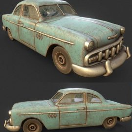 Old Rusty Car (Remade) 3D Model Free Download