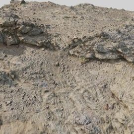 PBR Coast Volcanic rock cliff big Scan Free Download