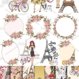 Parisian Weekend Design Kit Free Download