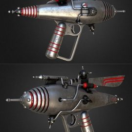 Pearce 75 atom ray gun 3D Model Free Download