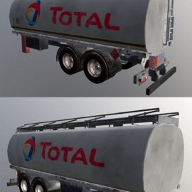 Petrol Tanker 3D Model Free Download