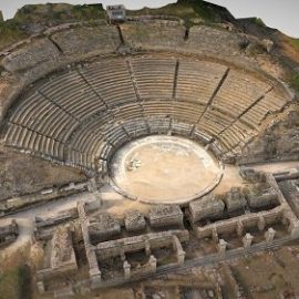 Philippi Ancient Greek Theater 3D Model Free Download