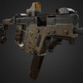 Post-Apocalyptic Kriss Vector 3D Model Free Download