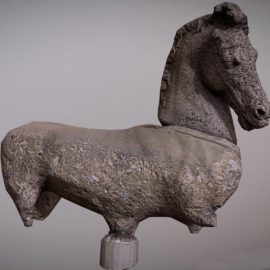 Remains of Greek horse sculpture 3D Model Free Download