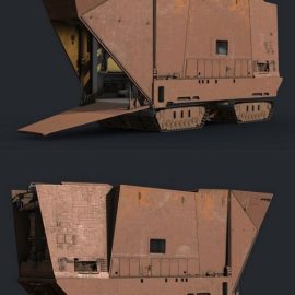 Sandcrawler 3D Model Free Download