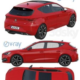 Seat Leon FR 3D Model Free Download