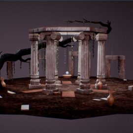 Shrine of the Oracle 3D Model Free Download