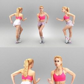 Sporty young woman doing workout 373 Free Download