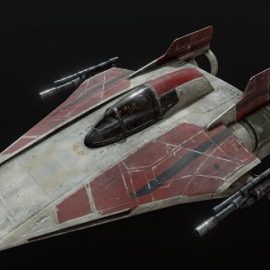 Star Wars A-wing (Rebels/RotJ design cross) 3D MODEL Free Download