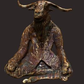 Statue Sitting Goat Free Download