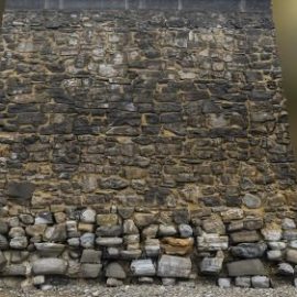 Stone wall slice scan 3D Model Free Download