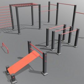 Street Workout 3D Model Free Download