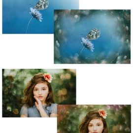 Swirly Bokeh Overlays Photoshop Overlay Free Download