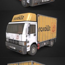 Truck Textured 3D Model Free Download