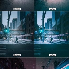 Urban Night Winter Lughtroom Presets Free Download