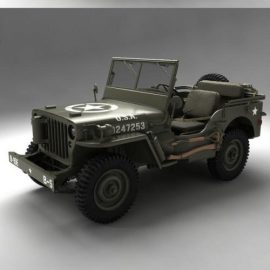 Willys Jeep 3D Model Free Download