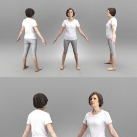 Woman in sportswear ready for rigging 374 Free Download