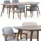 Zio Dining Table and Zio Dining Chair by Moooi Free Download