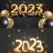 2023 new year gold 3d editable psd text effect Free Download