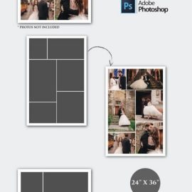 24×36 Photo Collage Template Free Download