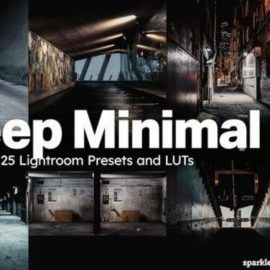 25 Deep Minimal Lightroom Presets and LUTs YUD8NWP Free Download