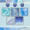 5 Watercolor Blue Textures Free Download