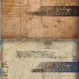 70+ Awesome Old Vintage Brushes for Photoshop + PNG Free Download