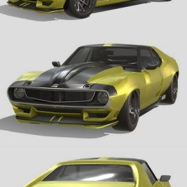 AMC Ringbrothers AMX Javelin 2021 3D Model Free Download