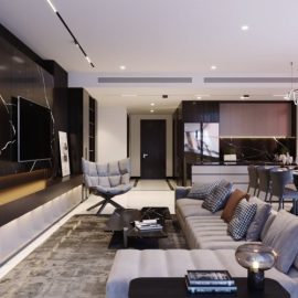 Apartment Interior by DH Trong Free Download