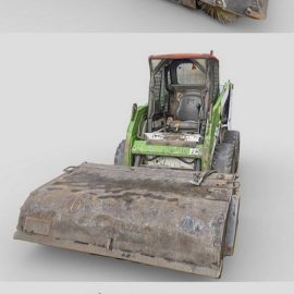 Asphalt planer photogrammetry scan 3D Model Free Download