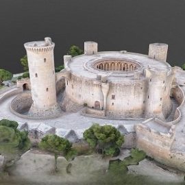 Bellver castle 3D Model Free Download