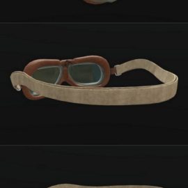 Bomber Pilot Goggles 3D Model Free Download