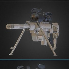 CHEYTAC M200 INTERVENTION 3D Model Free Download