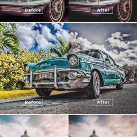 Car Retro Photoshop Action Free Download