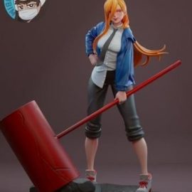 Chainsaw man Power whit Nurse version and Nsfw version – 3D Print Free Download