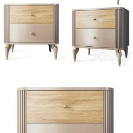 Chest of drawers and bedside table Art Deco Sanvito. Nightstand sideboard Bellona Free Download