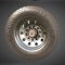 Chrome Trailer Wheel WSHC 3D Model Free Download