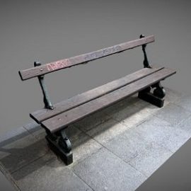 City bench old style Free Download