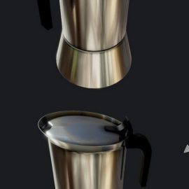 Coffee Pot 3D Model Free Download