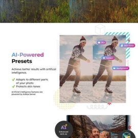 Creativemarket 25 Banff Lightroom Presets and LUTs 10910473 Free Download