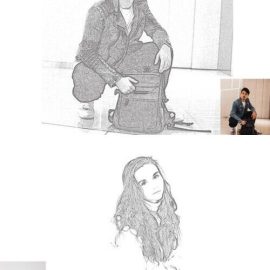 Creativemarket – Hatch Sketch Drawing Photoshop Action 10946011 Free Download