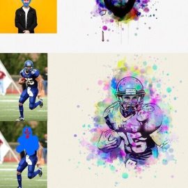 Creativemarket – Ink Drop Painting Photoshop Action 6802788 Free Download